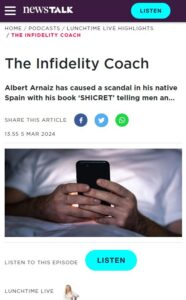 News Talk Ireland SHICRET Albert XL Arnaiz